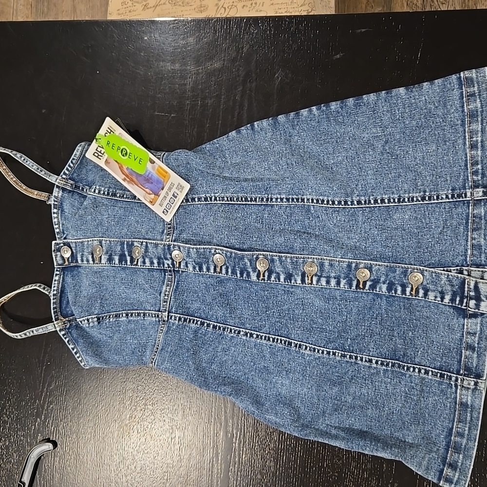 Nwt! Rewash Denim Mini Dress. Small